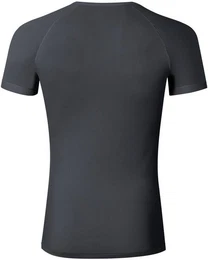 Funktionsunterhemd Shirt s/s crew neck CUBIC EBONY GREY - BLACK
