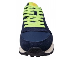 SUN 68 Tom Fluo Sneaker Dunkelblau/Hellblau/Blau/Weiß