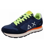 SUN 68 Tom Fluo Sneaker Dunkelblau/Hellblau/Blau/Weiß