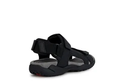 Geox Sandale TERRENO+GRIP Schwarz/Grau