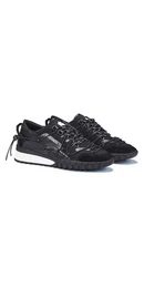 Logo Low-Top Sneakers Schwarz Herren 41 Sneaker