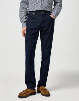 Wrangler 5-Pocket-Jeans GREENSBORO Epic Soft Dunkelblau/Blau