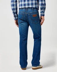 Wrangler Straight-Jeans Texas (821) Blau/Hellblau