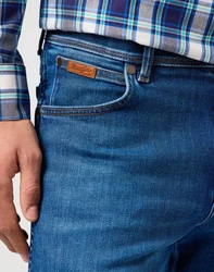 Wrangler Straight-Jeans Texas (821) Blau/Hellblau