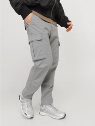 Jack & Jones Cargohose JPSTACE JJTUCKER CARGO AMA NOOS Hellgrau/Grau/Khaki/Beige