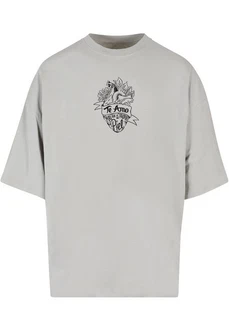 Merchcode T-Shirt Frida Kahlo Te amo outline Huge Tee (1-tlg) Grau/Hellgrau/Khaki
