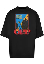 Merchcode T-Shirt Merchcode Herren Naughty By Nature - OPP Vint Huge Tee Schwarz/Gold