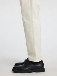 SELECTED HOMME Straight-Jeans SLH190-REG TAPE COLE Khaki/Weiß/Creme/Beige