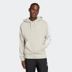 adidas Sportswear Kapuzensweatshirt 3S FT HD Khaki/Beige/Hellgrau/Grau