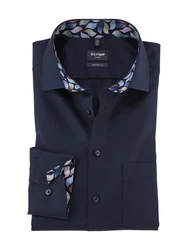 OLYMP Businesshemd Luxor modern fit Dunkelblau