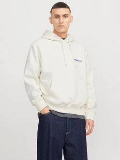 Jack & Jones Kapuzensweatshirt JCOUNION PRINT SWEAT HOOD Khaki/Beige/Grau/Gelb/Creme/Hellgrün/Weiß Jack & Jones Kapuzensweatshirt JCOUNION PRINT SWEAT HOOD Khaki/Beige/Grau/Gelb/Creme/Hellgrün/Weiß