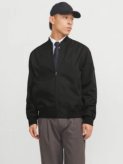 Jack & Jones Bomberjacke JPRCCBANE BOMBER JACKET SN Schwarz/Dunkelgrau/Khaki