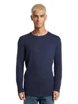 TOM TAILOR Strickpullover Denim Dunkelblau/Blau/Hellblau