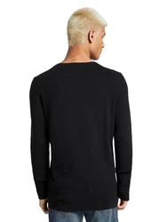 TOM TAILOR Strickpullover Denim Schwarz