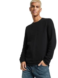 TOM TAILOR Strickpullover Denim Schwarz