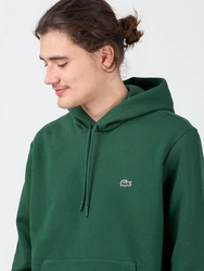 Lacoste Hoodie Logo Hoodie Dunkelgrün/Grün