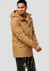 Indicode Kurzmantel Chance Beige/Braun/Khaki