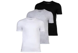 Lacoste T-Shirt Herren Essentials Rundhals Grau/Schwarz/Dunkelgrau/Weiß