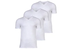 Lacoste T-Shirt Essentials Herren 3er Pack Weiß/Schwarz/Dunkelblau/Creme/Grau