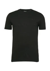 s.Oliver T-Shirt Schwarz/Grau/Dunkelgrau
