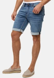 Indicode Jeansshorts INDelmare Blau/Grau/Hellblau