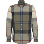 Barbour Hemd Harris Dunkelgrün/Hellblau