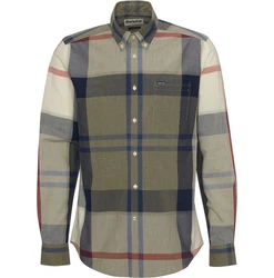 Barbour Hemd Harris Dunkelgrün/Hellblau