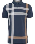 Barbour Poloshirt Piqu-Polo Blaine Dunkelblau/Blau/Grau