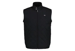 GANT Herren Steppweste QUILTED WINDCHEATER VEST schwarz