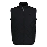 GANT Herren Steppweste QUILTED WINDCHEATER VEST schwarz