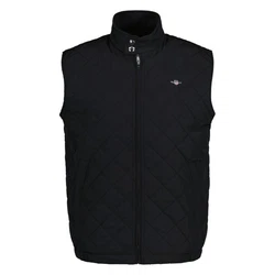 GANT Herren Steppweste QUILTED WINDCHEATER VEST schwarz