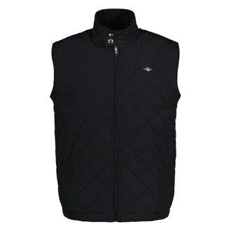 GANT Herren Steppweste QUILTED WINDCHEATER VEST schwarz