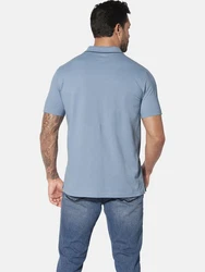 Jan Vanderstorm Poloshirt FJODOR Hellblau/Blau/Grau