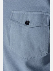 Jan Vanderstorm Poloshirt FJODOR Hellblau/Blau/Grau