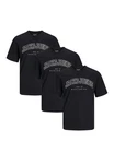 Jack & Jones T-Shirt Caleb Varsity Dunkelblau/Schwarz