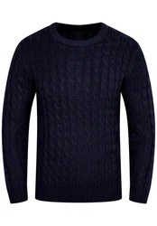 SOULSTAR Strickpullover S2NATAL Herren Crew-Neck Dunkelblau