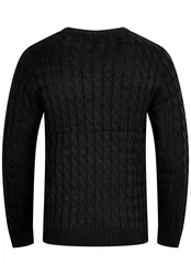SOULSTAR Strickpullover S2NATAL Herren Crew-Neck Schwarz