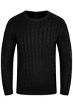 SOULSTAR Strickpullover S2NATAL Herren Crew-Neck Schwarz
