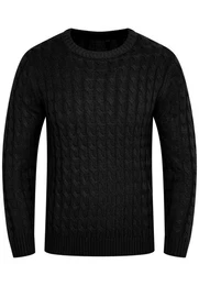 Strickpullover S2NATAL Herren Grobstrick Pulli Crew-Neck Rundhals Winterpullover