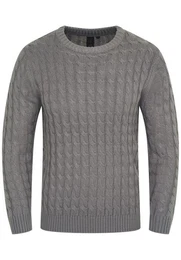 Strickpullover S2NATAL Herren Grobstrick Pulli Crew-Neck Rundhals Winterpullover