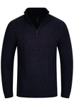 SOULSTAR Strickpullover S2PELOTAS Troyer Dunkelblau/Blau