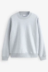 Next Sweatshirt Rundhals-Sweatshirts im 2er-Pack Schwarz/Dunkelgrau/Grau