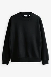 Next Sweatshirt Rundhals-Sweatshirts im 2er-Pack Schwarz/Dunkelgrau/Grau