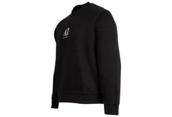 ARMANI EXCHANGE Sweatshirt Rundhals Logo Schwarz