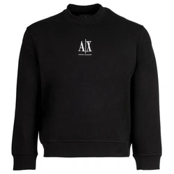ARMANI EXCHANGE Sweatshirt Rundhals Logo Schwarz