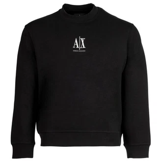 ARMANI EXCHANGE Sweatshirt Rundhals Logo Schwarz