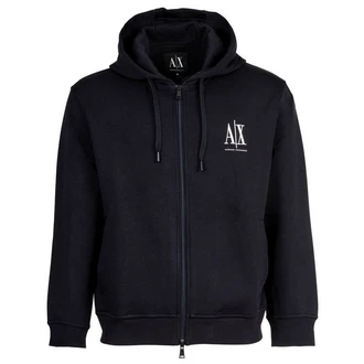 ARMANI EXCHANGE Sweatshirt Herren Sweatjacke mit Kapuze Hoodie Full-Zip Blau/Dunkelblau/Hellblau