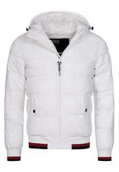 Indicode Herren Steppjacke Bacon Weiß/Creme