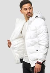 Indicode Herren Steppjacke Bacon Weiß/Creme
