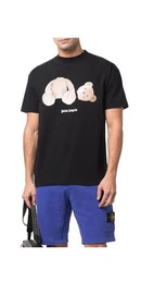 Print-Shirt Bear Print T-Shirt Schwarz Herren